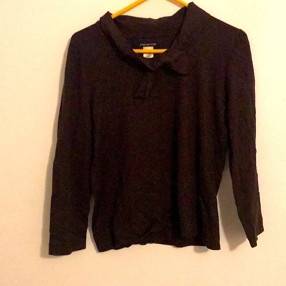 Jones New York Long Sleeve Brown shirt